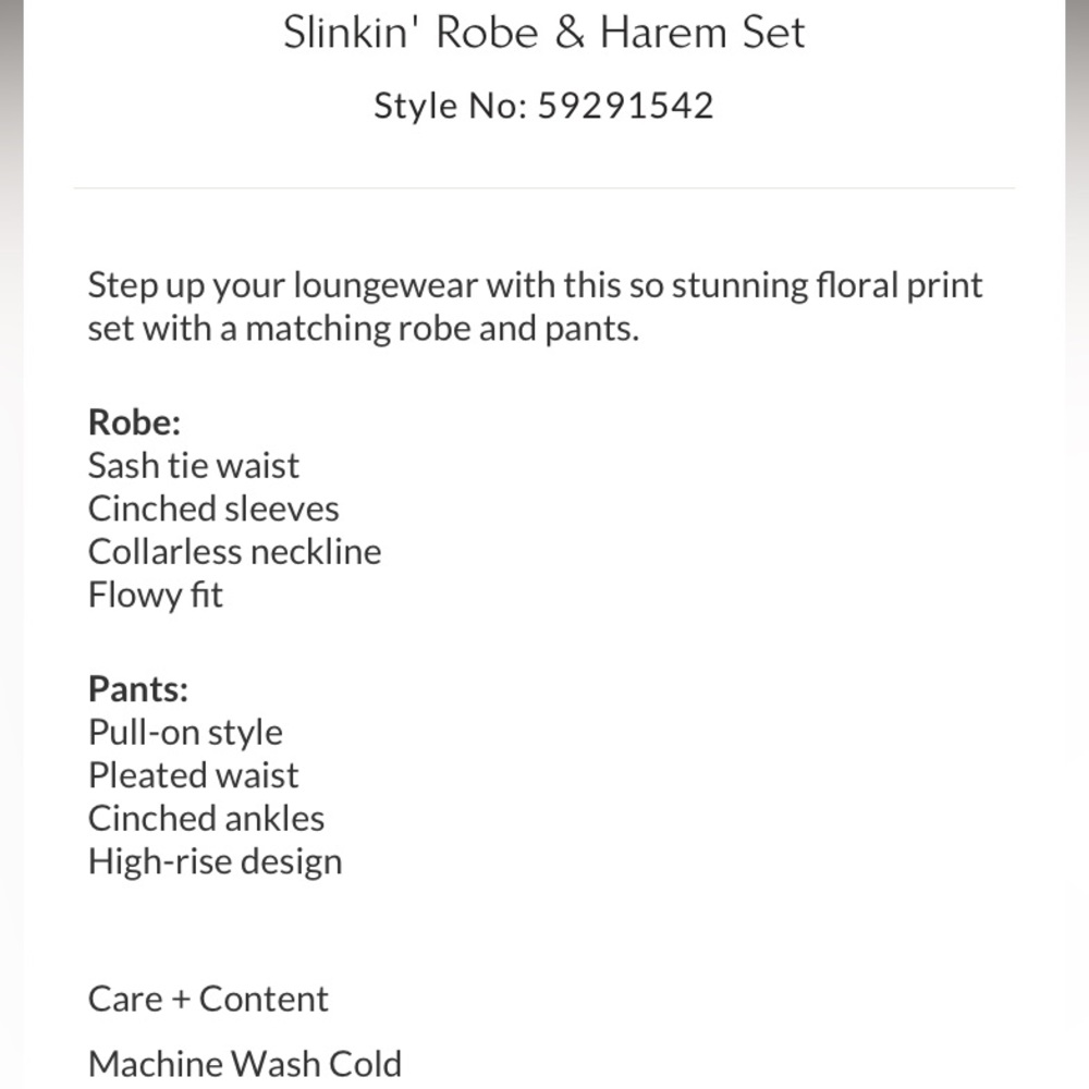 Free People Intimately Slinkin' Robe & Harem Set - Picture 5 of 16